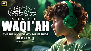Surah Al-Waqia Recited Twice | The Surah of Wealth & Blessings | Al Qamar Production