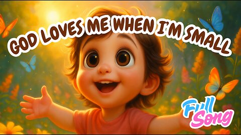 God Loves Me When I’m Small 🤗 | Joyful Gospel Song About God's Big Love | Hallelujah Kids
