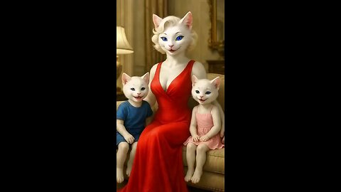 Evil cat nanny made poor kittens work