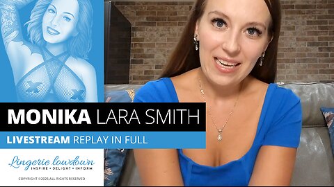Livestream recording : Replay tonight’s livestream with Monika Lara Smith