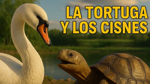 La Tortuga y los Cisnes | Fábula Clásica con Moraleja | Historia Animada