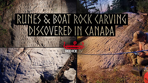 Runes & Boat Rock Carving Discovered In Canada, Hidden 7 Years Until "Explanation" Could Be Found