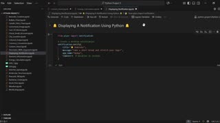 Create Desktop Notifications in Python | Step-by-Step Tutorial