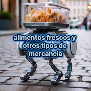 Zúrich Prueba Perros Robot para Entregar Comida con IA.