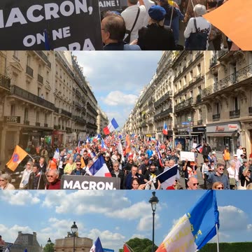 Manifestation pour la paix Place du Palais Royal à Paris le 27/04/2025 organisée par les Patriotes
