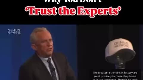 Never trust "the experts"