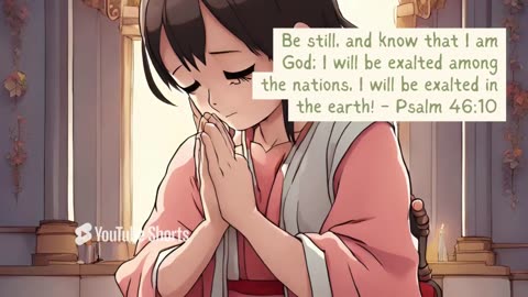 Anime Characters Praying with Bible Scriptures | Uplifting and Inspirational Video