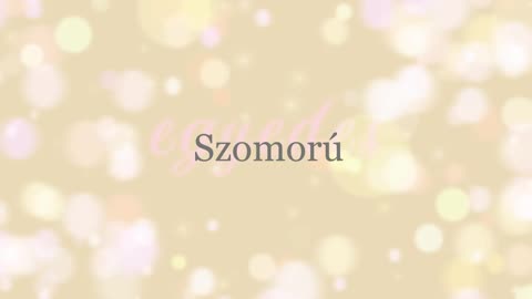 Egyedes ¦ Szomorú (dalszöveges audió)