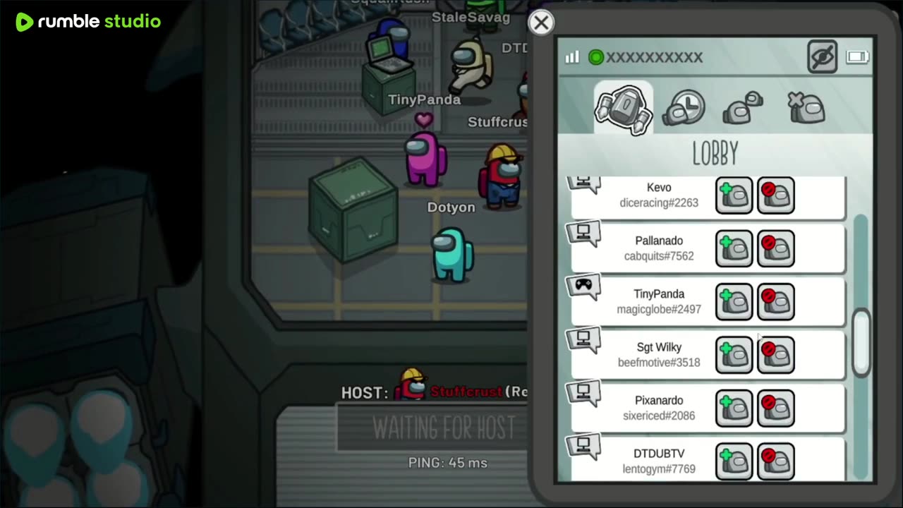 Ready. Set. Go Among us