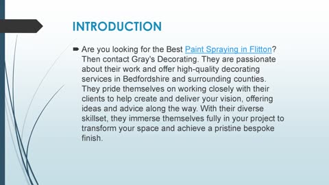 Best Paint Spraying in Flitton