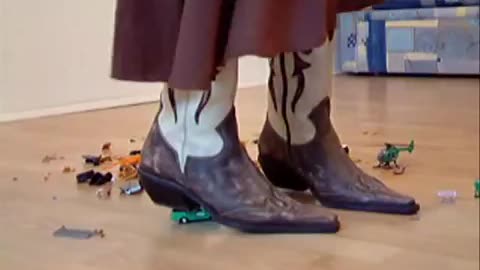More Toys Crushed Under Cowgirl Boots