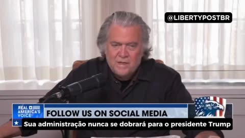 Steve Bannon, fala sobre a prisão de Bolsonaro: “Isso está começando a aumentar.