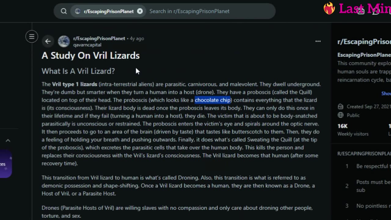 VRIL: It's not "Reptilian" or a Parasite