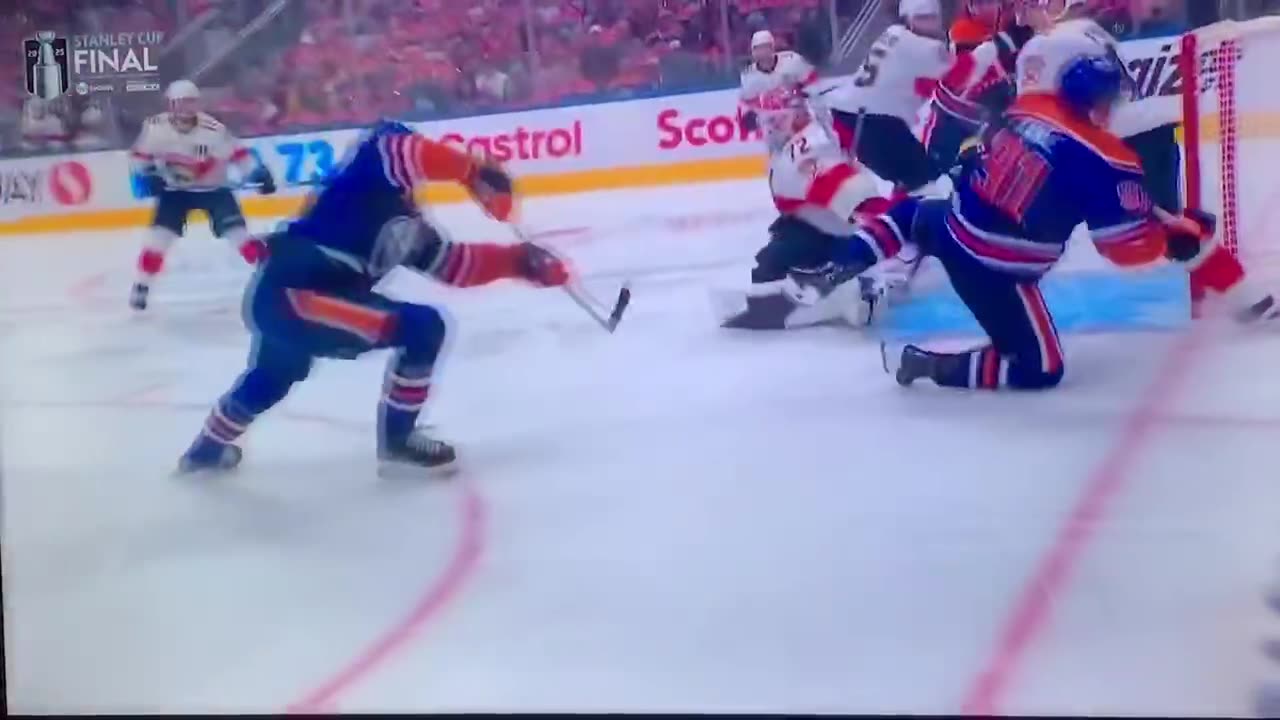 Oilers C #29 Leon Draisaitl 🥅(8)🏒Wrist-Shot Goal