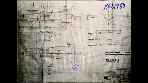 Secret German Guided Missile Details and Technical Drawings