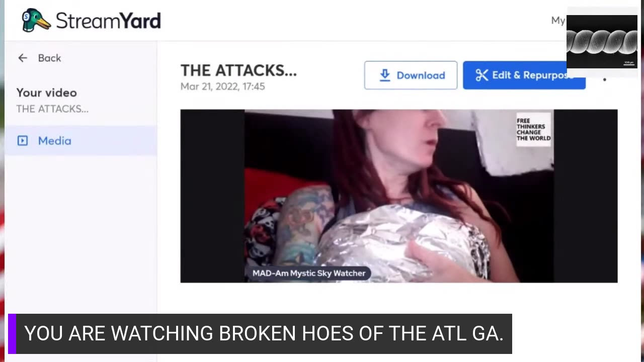 A LOOK BACK 3/22 MAD PISSED & BROKE WRAPPED IN FOIL LIKE A NUT CASE