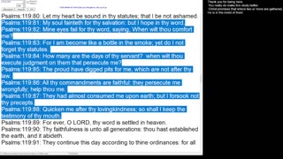 Psalm 119:81-88