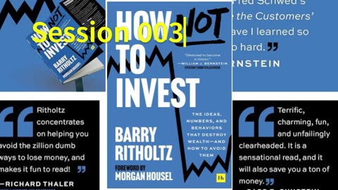 How Not To Invest 003 Barry Ritholtz 2025 Audio/Video Book S003