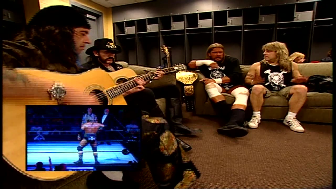 Triple H and Motorhead plays Triple H's theme song 2005 HD
