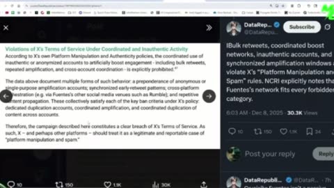 Fuentes Twitter X account