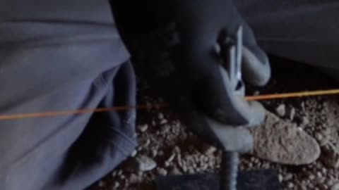 How to pour on a vapor barrier with concrete screed chairs #concrete #constructionlife