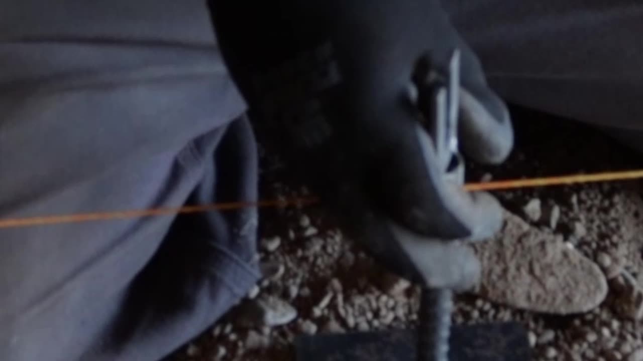 How to pour on a vapor barrier with concrete screed chairs #concrete #constructionlife