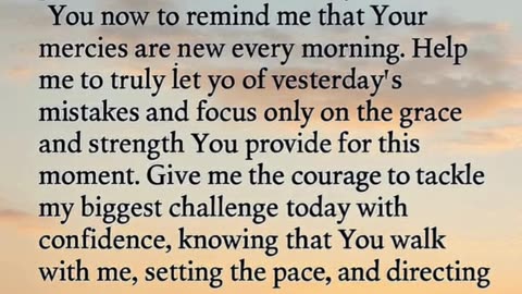 STOP THE MONDAY STRESS! 50 SECOND PRAYER FOR NEW MERCY AND COURAGE