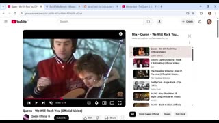 The songs We Will Rock You and The Queen and Me evoke Rockefellers and royalty