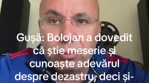 Gușă: Bolojan a dovedit că știe meserie și cunoaște adevărul despre dezastru