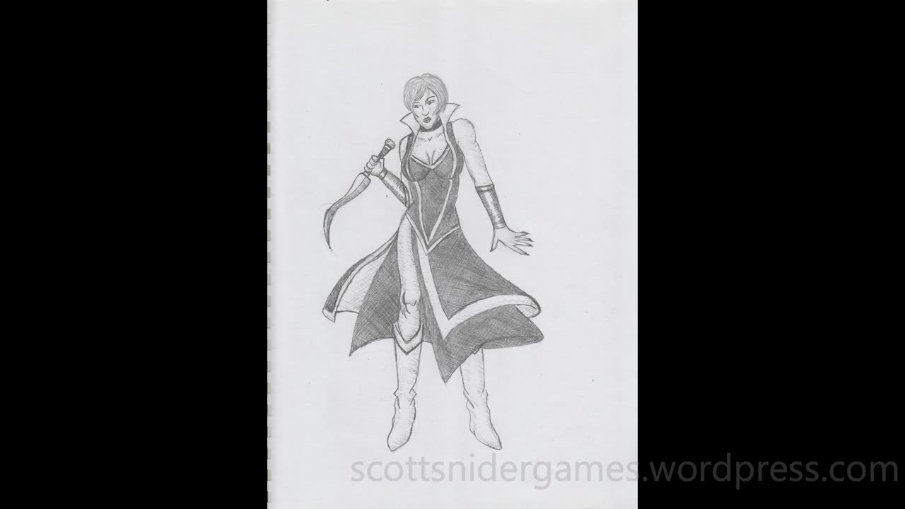 Gypsy Pencil Sketch Video #1 (04-16-2025)