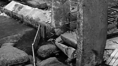 Stonehenge: "Ancient" Structure Being Built in 1954