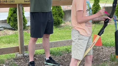 Archery at Barefoot Bushcraft in Fonthill, Ontario!