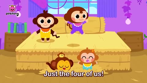 Five Little Monkeys + More 🐵🛏️ | Fun Nursery Rhymes Compilation | Pinkfong Kids Songs