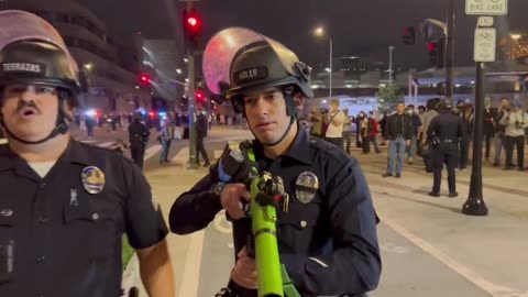 Far-left terrorist account @PplsCityCouncil released video of one of their comrades