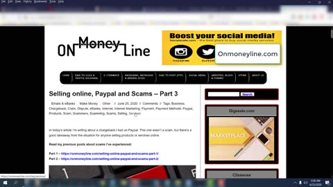 Selling online, Paypal and Scams Part 3 - Onmoneyline