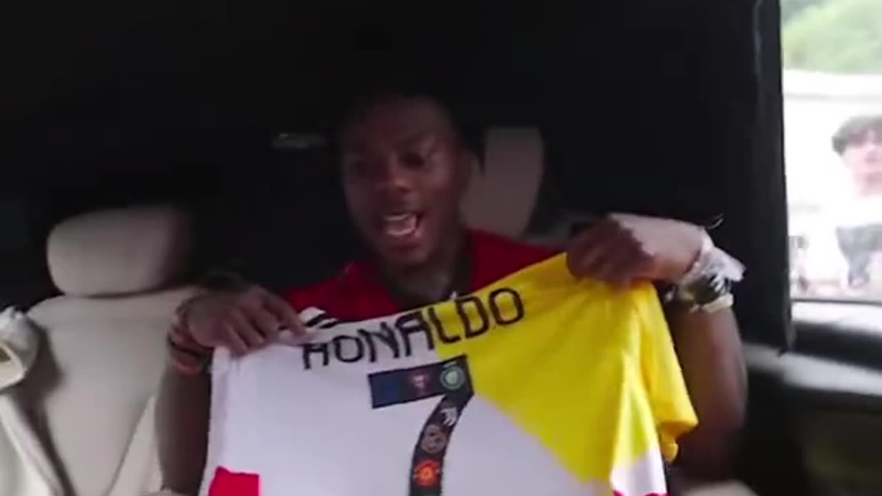 A fan just gifted speed this jersey #IshowSpeedRumble