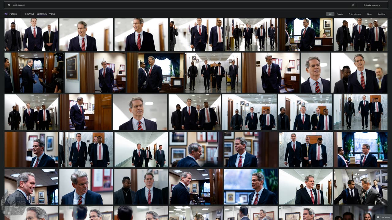 Secretary of the Treasury "Scott Bessent" is Wearing a Mask