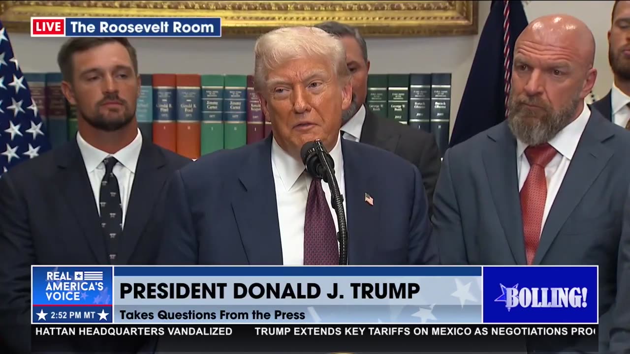 WE ARE IN THE WHITE HOUSE SO IT WORKED OUT