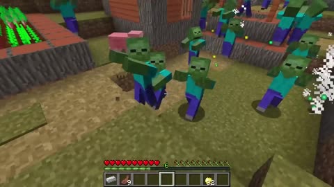 Werewolf's Birth to Death in Minecraft