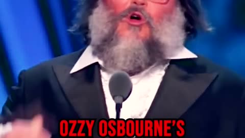 Ozzy Osbourne's Legendary Intro by Jack Black #edit #ozzyosbourne