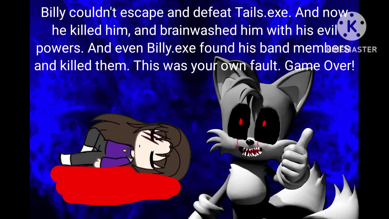 Tails.exe (Round 2) (English PC Bootleg) Continue & Game Over as Billy Corgan