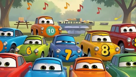 Counting Has Never Been This Fun! 🎶 | 10 Little Cars Song