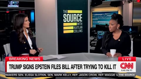 Jasmine Crockett Pressed by CNN on Claims About GOP Epstein Donations