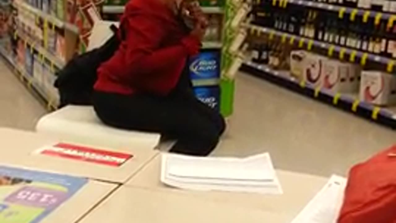 Skank Yelling and Causing A Scene At Walgreens