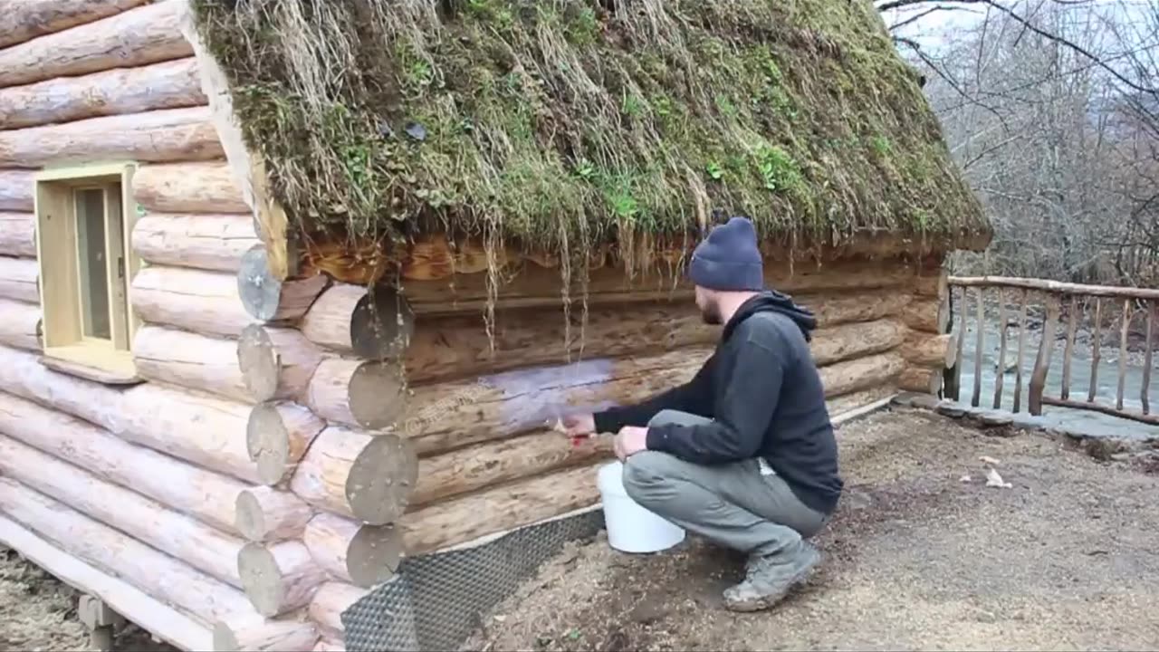 How to make a perfect shelter for survival all alone so Furnished and luxury