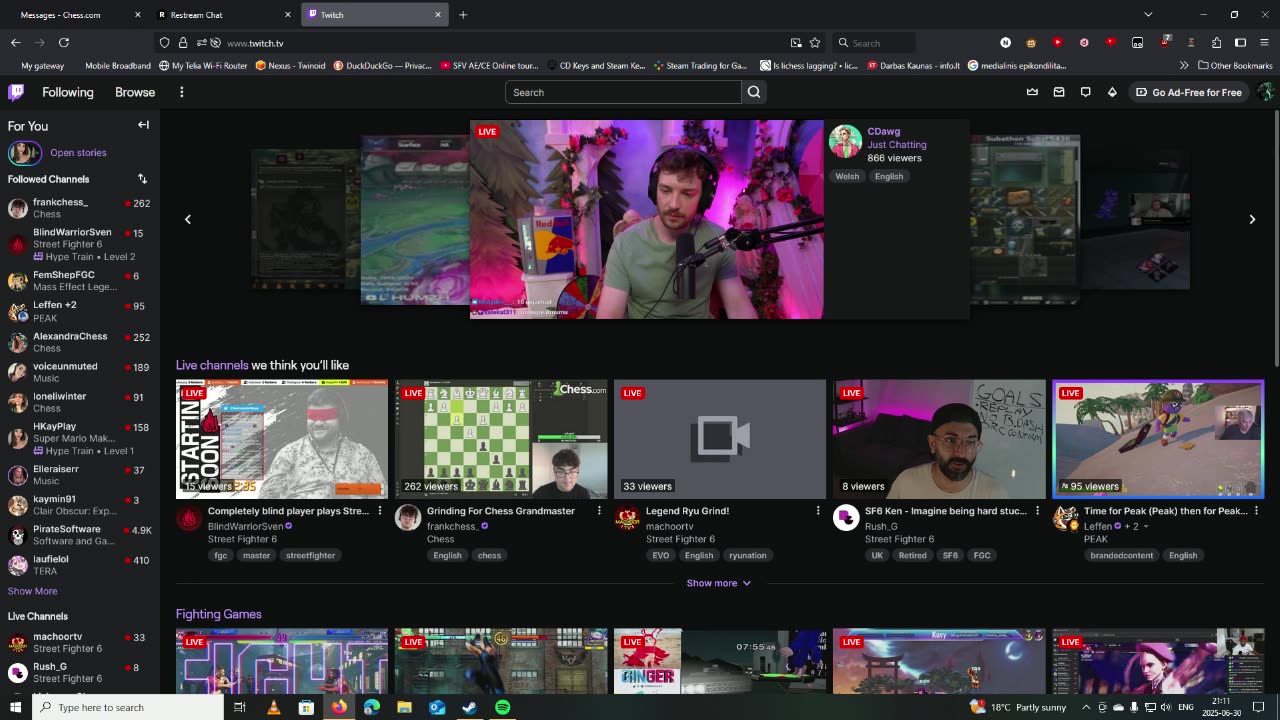 Street Fighter 6 and Chess