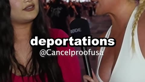 What do you think about the mass deportations?