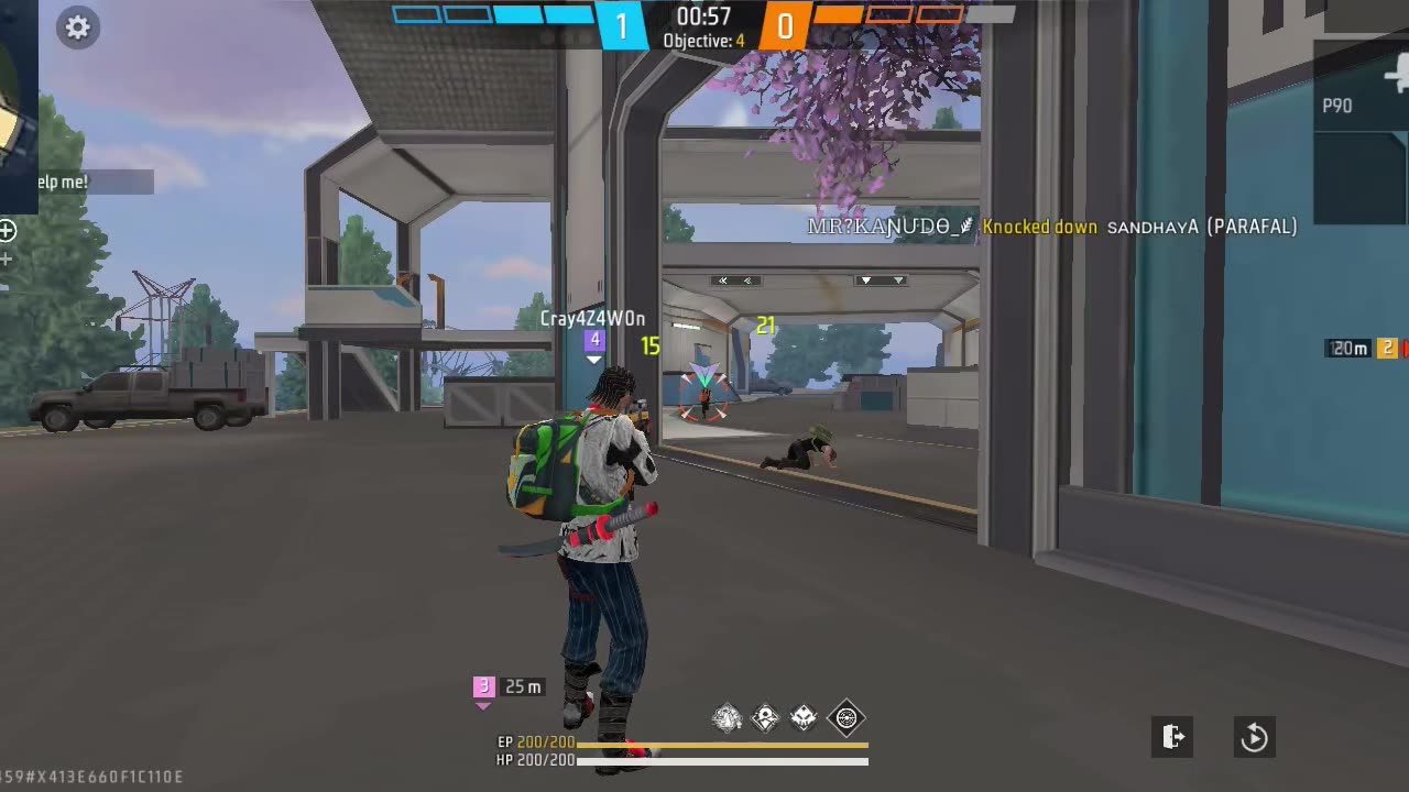 Free#fire#p90#headshoad
