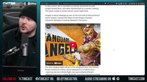 Marvel Rivals Intros Lesbian With Trans Wife, Liberals Cheer, Conservatives Groan | Tim Pool