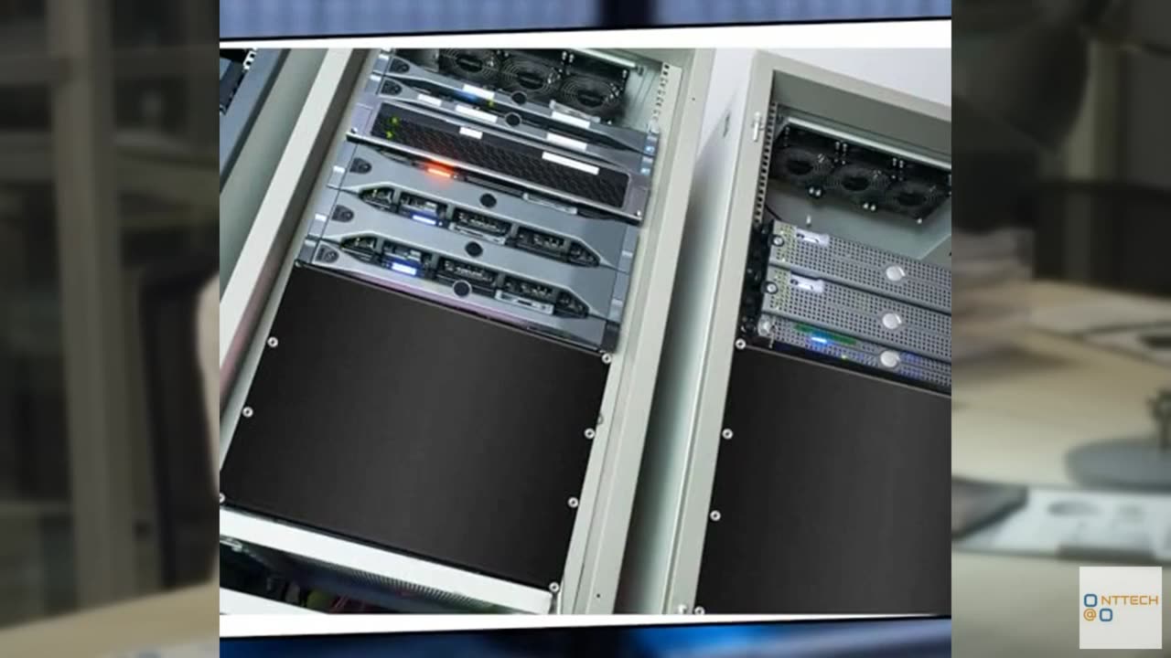 Leinuosen Blank Rack Mount Panel Spacer Metal Blank Panel Black Server Rack Acce